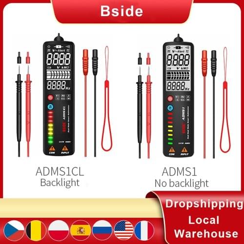 BSIDE Smart Digital Multimeter LCD/EBTN Display Concealed Wire Tester Voltmeter Voltage Detector Resistance Frequency Tools
