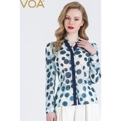 VOA Stand-up Collar Blouses