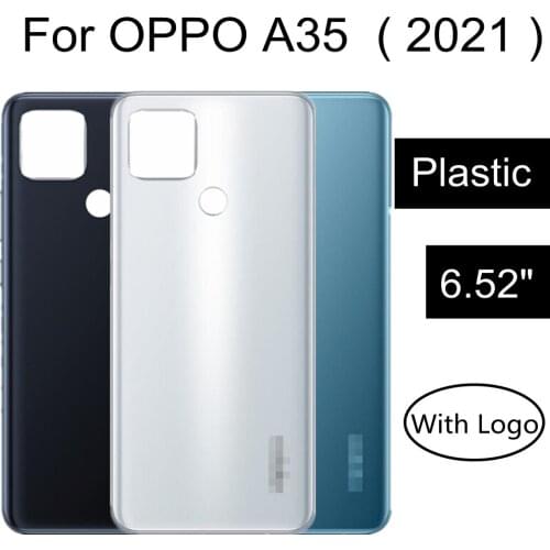For OPPO A35 2021 Battery Back Rear Cover Door Housing Battery Back Cover Replacement