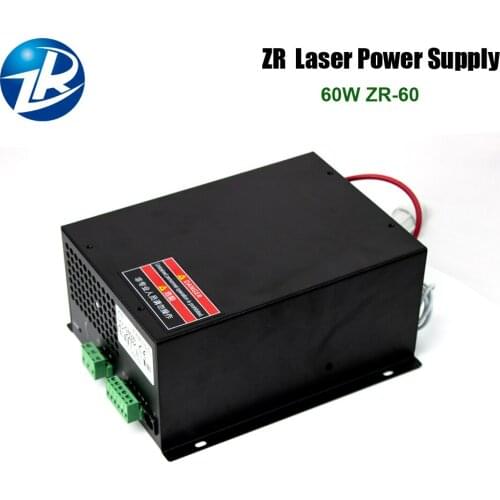 Zurong 50-60W CO2 Laser Power Supply for CO2 Laser Engraving Cutting Machine MYJG ZR-60W Laser Power Supply