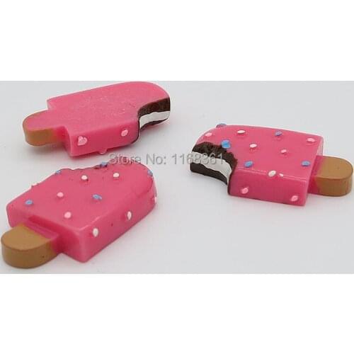 1pcs/lot resin flat back hot pink Three layer Ice 25mm simulation of food Cabochon Scrapbook DIY phone decoration B408-8