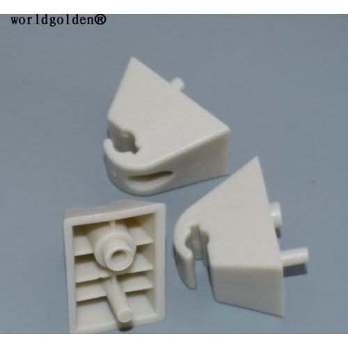 Worldgolden 100pcs plastic clip Nylon Light Grey Sun Visor Retainer for bmw