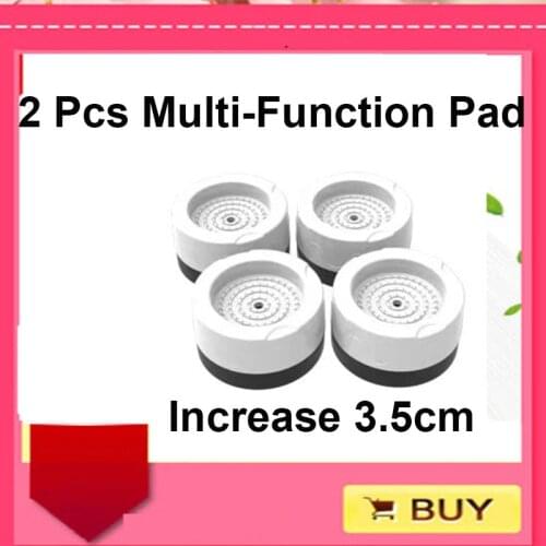 2 PCS Foot Pads Washing Machine Anti Vibration Washer Feet Pad Anti Slip Rubber Foot Pad for Washing Machines and Dryers