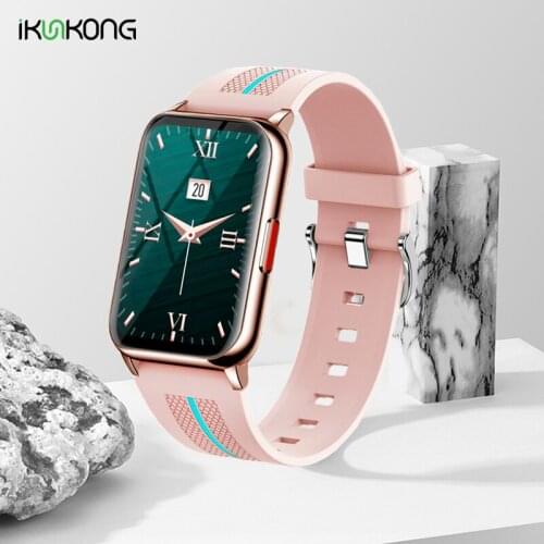 2021 Fashion Women Smart Watch Full Touch IP68 Waterproof Music Mens Watch Heart Rate Sleep Monitor Smartwatch For Android IOS