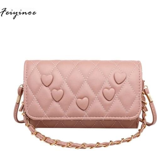 2020 New Brand PU Leather Women Bags Ladys Bag Purses and Handbag Shoulder Crossbody bags Womens Chain Handbags Buttons