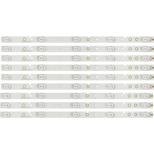 42cm 5LEDs Backlight Strips for Hisense 42" TV LED42K20JD LED42EC260JD SVH420A72 LED42K30JD LED42EC290N SVH420A72-REV3 9pcs