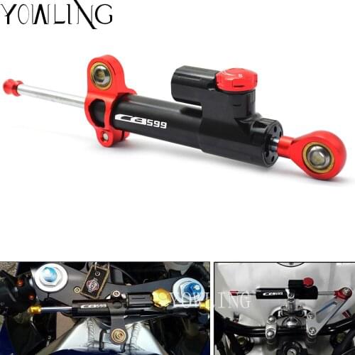 CNC Aluminum Motorcycle Damper Steering Stabilize Safety Control For Honda CB599 HORNET 1998-2006 2003 2004 2005
