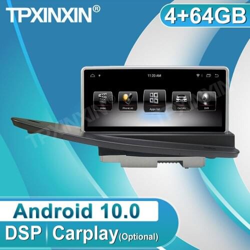 Android 10.0 Carplay 64GB For Volvo S80 2004 2005 2006-2011 Radio Recorder Multimedia Player Stereo DVD Head Unit GPS Navigatie