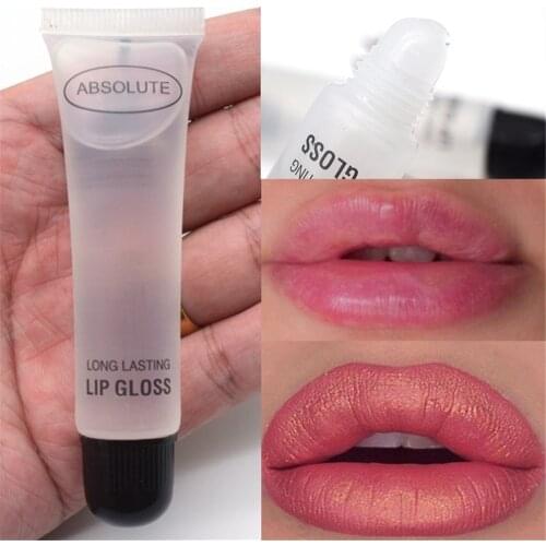 Big Lips Gloss Base Moisturizer Plumper Lip Gloss Long Lasting Sexy Lips Pump Transparent Waterproof Volume Lip Clear Lipgloss
