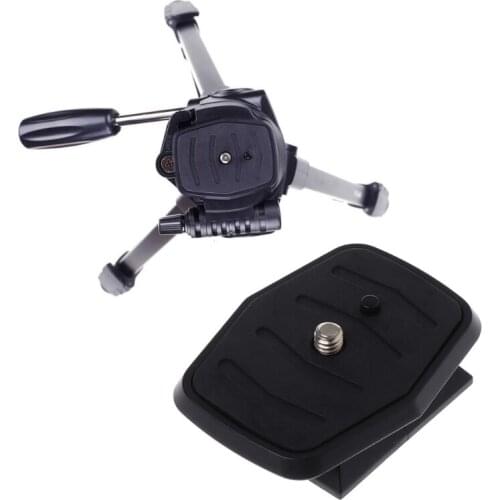 Quick Release Plate Universal QB-4W Tripod Screw Adapter For YUNTENG Velbon Sony ABS Camera Quick Release Plate