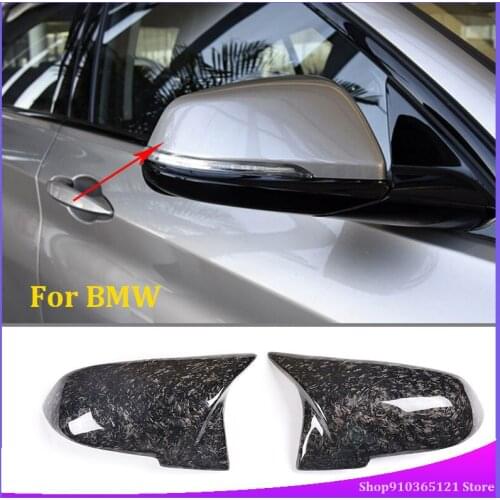 For BMW 1 2 3 4 Series Auto Exterior Rearview Mirror Shell Protective Cover Real Carbon Fiber Car Exterior Modification