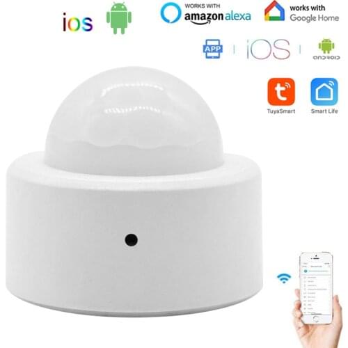 Tuya Zigbee Motion Sensor Detector Smart Home PIR Human Body Sensor Alarm System Use With Zigbee Gateway For Alexa Google Home