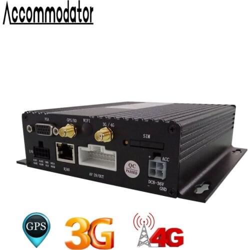 GPS 3G 4G AHD 1080P Dual SD Card 4ch Mobile DVR for Taxi Trailer Truck Vehicle Car School Bus