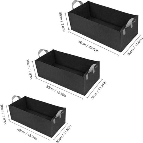 Square Environmental Protection Planting Bag For Horticulture Non-woven Fabric Garden Supplies Planting Bag Black Blue Red