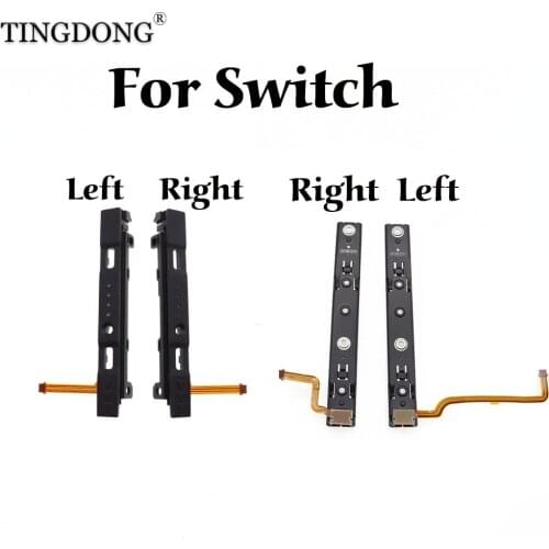 L R LR Slide Left Right Sliders Railway Replacement For Nintend Switch Console Rail For NS Joy-con Controller