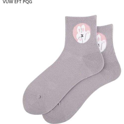 Cute sweetheart style Hip hop street Cotton Colorful Cartoon Cute Funny Happy Socks for Girl Christmas Gift Womens Socks