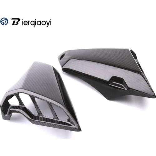 Motorcycle Carbon Fiber For Yamaha MT-09 MT 09 MT09 FZ-09 FZ09 2017 2018 Gas Tank Side Tank Side Fairings Air Intake Cover FZ 09