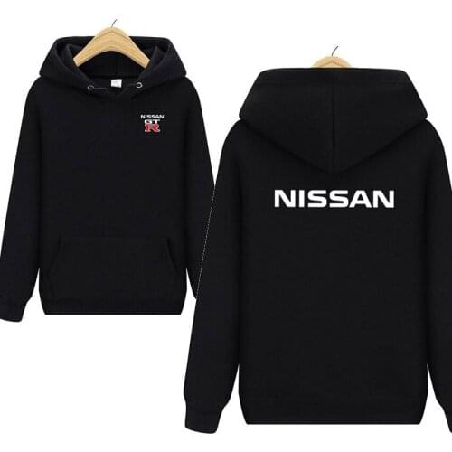 Men Long Sleeved Nissan GTR Sweatshirt Thickening Coat Plus Size For Male GT-R Jacket Regular Clothes Youth Warm Hoodies New