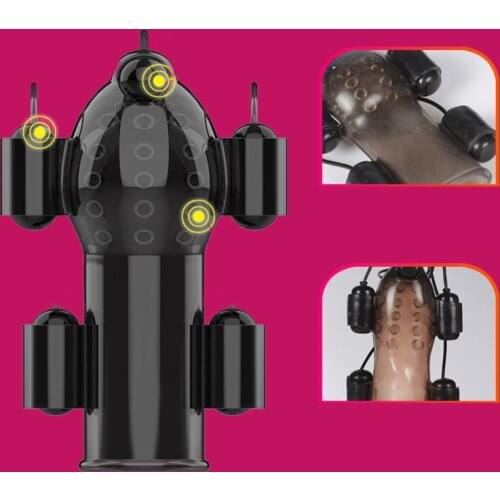 Male Glans Vibrator Adult Sex Toy for Men Rechargeable Penis Massage Delayed Premature Ejaculation Lasting Trainer Sex Products