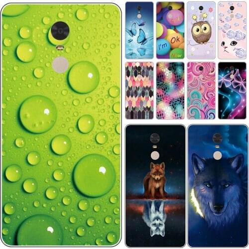 Soft Phone Case for Xiaomi Redmi Note 4X / Redmi Note 4 Cases Panda Funda Colorful Flower Silicone TPU Back Cover Shell