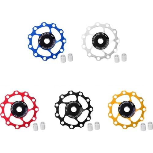 Mountain Road Bike Jockey Wheel Bicycle Rear Derailleur Guide Pulleys 11T Sealed Bearings Bicycle Components