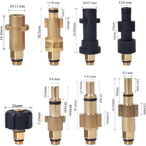 Car Washer Adapter Foam Nozzle High Pressure Washer Soap Foamer Adapter For Texas For Karcher For Lavor Wash Gun Foam Generator