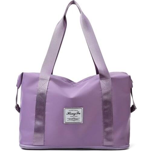 Casual Lightweight Dry Wet Depart Duffle bag Teenagers Waterproof Gym Sports Bag Big Cacapity Expandable Yoga Travel Totebag