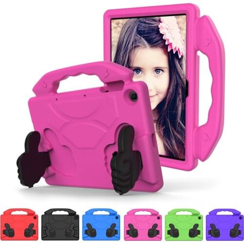 Thumb Stand Shockproof Case For Huawei MatePad T10 T10S AGR-L09/W09 AGS3-L09/W09 10.1 inch Kids Safe EVA Protective Cover