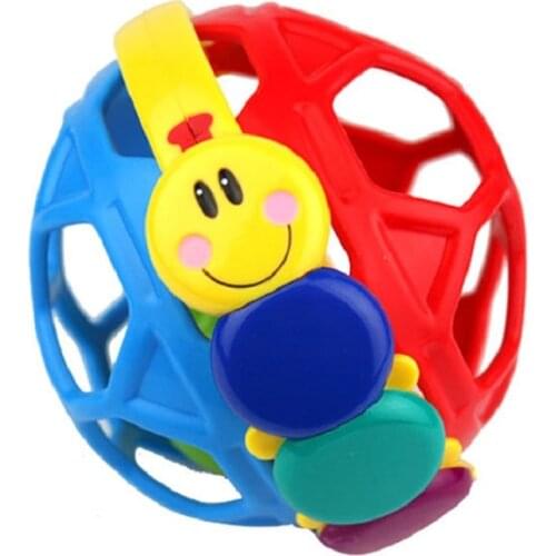 Educational Baby Rattle Toys Fun Little Loud Jingle Ball Develop Intelligence Training Grasping Ability Toy Baby Toy M0217