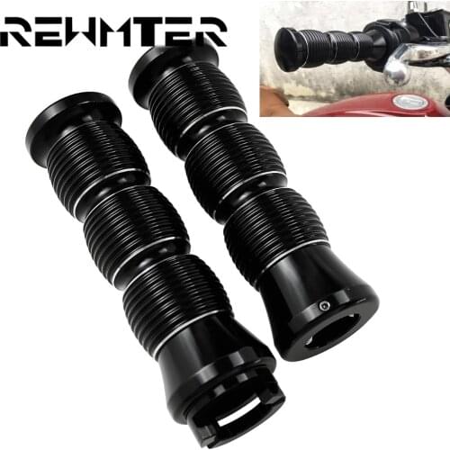 REWMTER Motorcycle Indian scout handles Handle Motocycle CNC Satin Black Metal Hand Grips 2015-2019