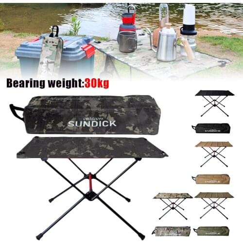 Outdoor Folding Table BBQ Camping Square Table with Storage Bag Foldable Outdoor Dinner Desk Indoor Outdoor Furniture