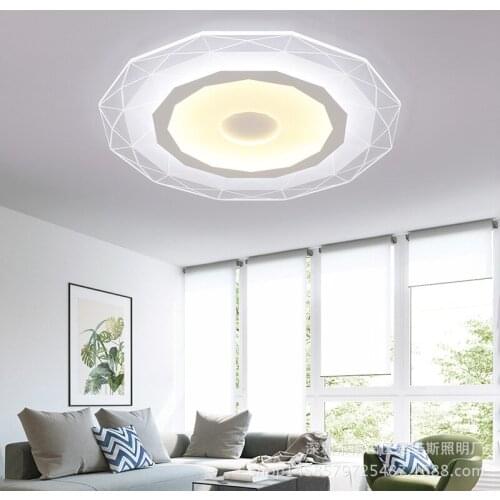 Nordic LED Ceiling Light Living Room Bedroom Home chandelier Modern Hotel Round Led Ceiling Chandelier Ceiling Lamp Lighting D47