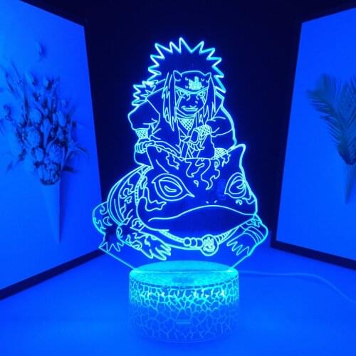 Japanese Anime Figure for Kids Birthday Gift Child Bedroom Decoration Light Manga Bedside Table 3D Lamp 3D LED Night Light