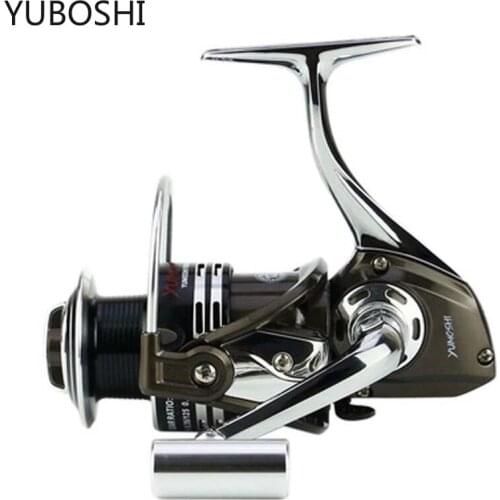 YUBOSHI 1000-7000 Series Full Metal Spool 12+1BB Spinning Fishing Reel 5.5:1 Gear Ratio Full Metal Rocker Fishing Reel