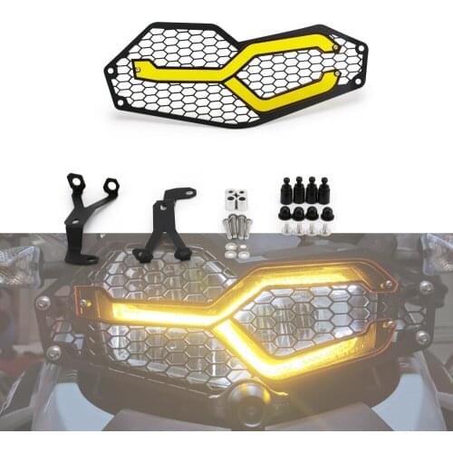 Headlight Grill Guards For BMW F750GS F850GS 2018 2019 2020 2021 Motorcycle Front Headlamp Grille Protection Cover w/Mount Kit