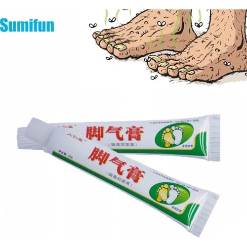 1/2Pcs Athletes Foot Cream Erosive Beriberi Anti-Itch Sweat Odor Feet Psoriasis Pain Patch Antibacterial Ointment Foot Care