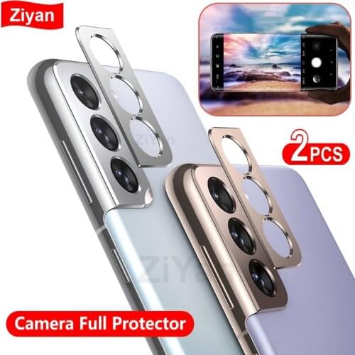 2Pcs/lot For Samsung Galaxy S21 Ultra S20 FE Metal Ring Cover Camera Lens Protector For Samsung S20 Plus Note 20 Ultra Lens Case