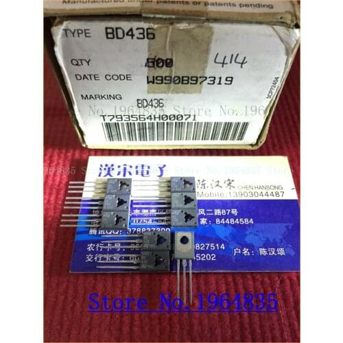 2pcs/lot=a pair BD435 BD436
