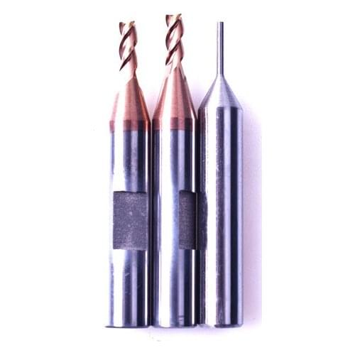 3pcs/lot CONDOR XC Mini drill bit XC -007 2.0mm 2.5mm 1.0mm carbide end milling cutter Key Cutter with slot