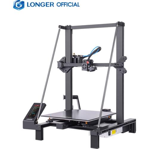 LONGER LK5 Pro FDM 3D Printer Large Printer 3D Size 300*300*400mm Triangle Design TMC2208 Driver Composite Coated Tempered Glass