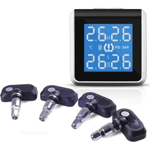 Colorful LCD Screen TPMS Wireless Tire Pressure Monitor System Tire Monitor Internal Sensors