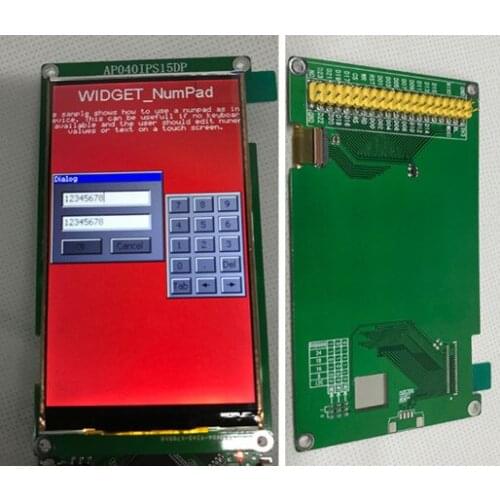 4.0 inch TFT LCD Color Screen Module ST7793 Drive IC 8bit MCU Interface 240(RGB)*400
