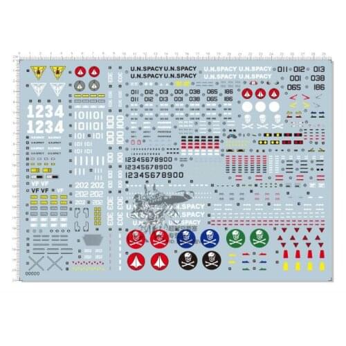 Valkyrie Factory 1/60 VF1S VF-1S Macross Arcadia Compatible Transformation Action Figure Only Sticker In STOCK