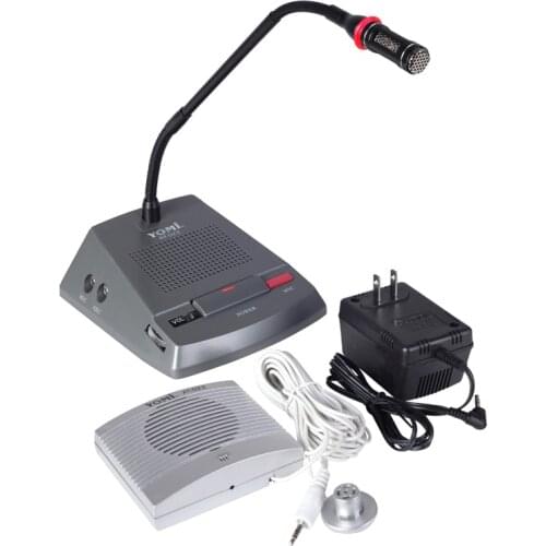 HTDZ HT-DZII talk-back System two-way window intercom loudspeakers for Hospital railway station bank counter post office ect