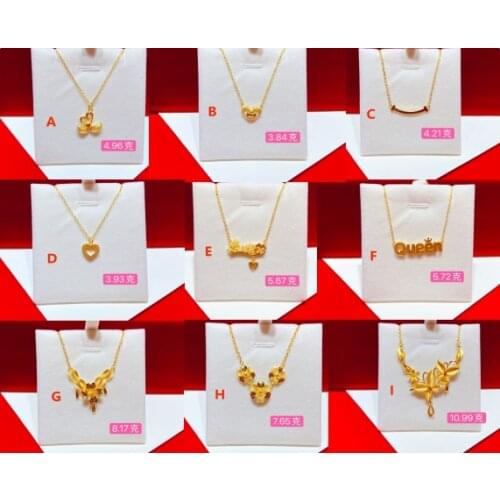 HX 24K Pure Gold Necklace Real AU 999 Solid Gold Chain Brightly Simple Upscale Trendy Classic Fine Jewelry Hot Sell New 2020