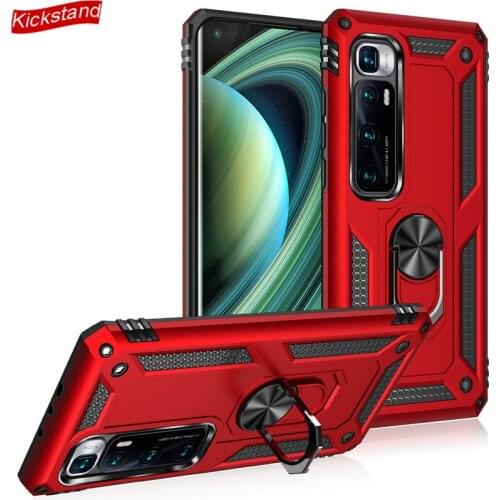 Kickstand Magnetic Cover for Xiaomi 10 Ultra 10T Lite Pro 9T 9SE Case Shockproof Shell for Mi Play Car Mount Phone Protect Bag