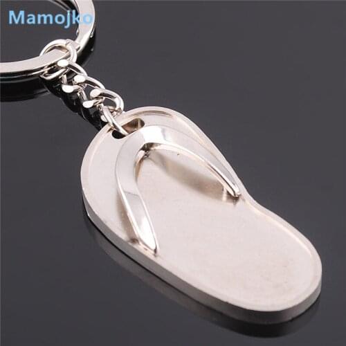 Mamojko Personality Slippers Key Chain Trendy Handbag Pendant Key Holder Fashion Creative Car Key Ring For Men Gifts