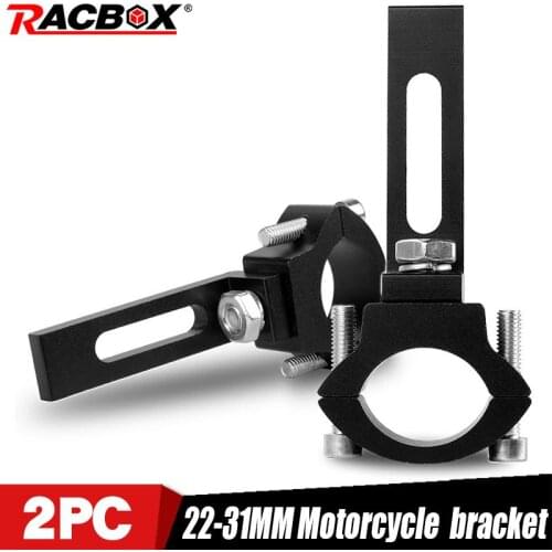 Motorcycle Headlights Mount Bracket Moto Head Light Lamp Holder Motorbike Headlamp Adjustable 20mm-31mm Fork Mount Clamp