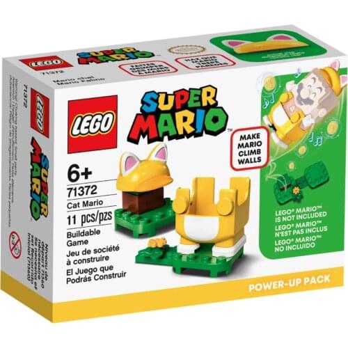 Lego 71372 Super Mario Cat Mario Power-Up Pack great birthday gift enhance kids Mario 11pcs enjoy toys build in and play cat costum