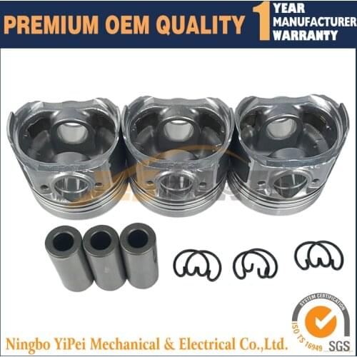 New Piston For Kubota D722 Kit STD 67mm